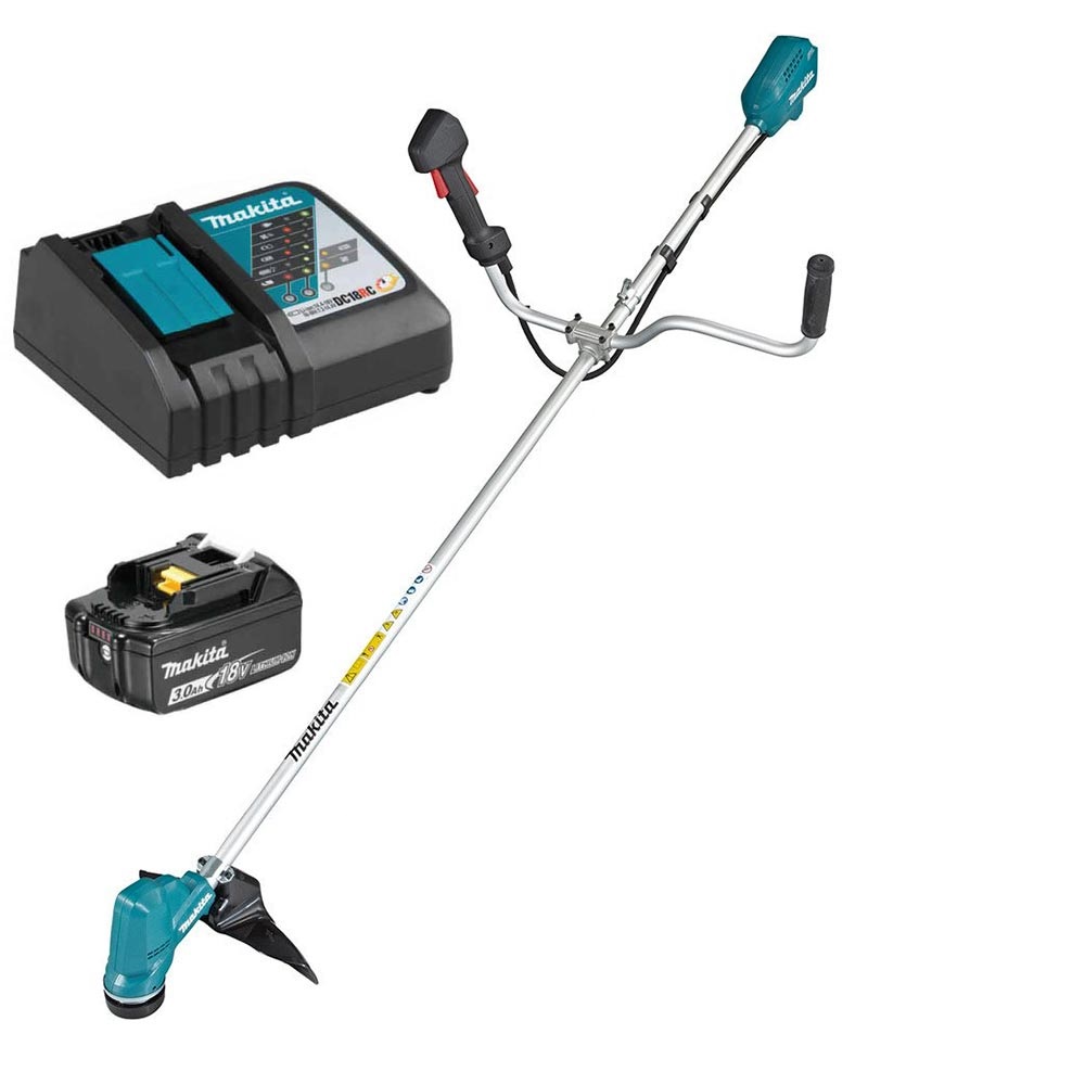 Акумулаторен тример MAKITA 18V 3Ah и зарядно устройство / DUR190UZX3 Акумулаторен тример MAKITA 18V 3Ah и зарядно устройство / DUR190UZX3